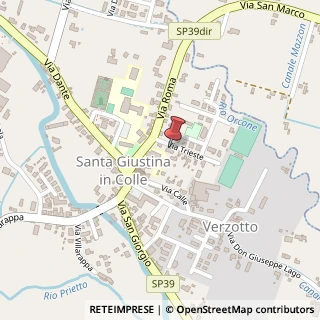 Mappa Via Trieste, 6, 35010 Santa Giustina in Colle, Padova (Veneto)