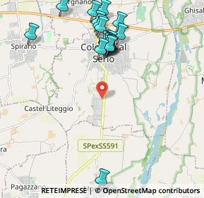 Mappa Via Friuli, 24055 Cologno Al Serio BG, Italia (2.217)