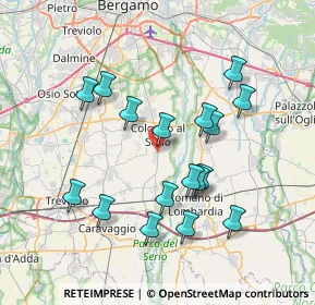 Mappa Via Friuli, 24055 Cologno Al Serio BG, Italia (7.09471)