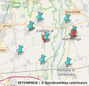 Mappa Via Friuli, 24055 Cologno Al Serio BG, Italia (4.05545)