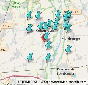 Mappa Via Friuli, 24055 Cologno Al Serio BG, Italia (3.534)