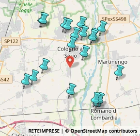 Mappa Via Friuli, 24055 Cologno Al Serio BG, Italia (4.094)