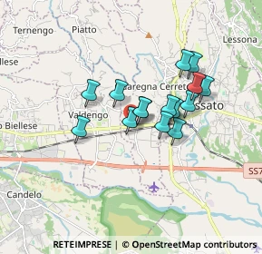 Mappa Via Quintino Sella, 13852 Cerreto Castello BI, Italia (1.25533)