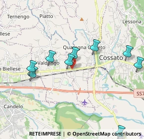 Mappa Via Quintino Sella, 13852 Cerreto Castello BI, Italia (2.88231)