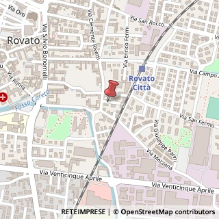Mappa Via Gerolamo Calca,  20, 25038 Rovato, Brescia (Lombardia)