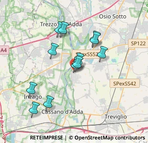 Mappa Via degli Affari, 24045 Fara Gera d'Adda BG, Italia (3.1225)
