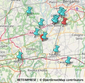 Mappa Via degli Affari, 24045 Fara Gera d'Adda BG, Italia (7.82846)