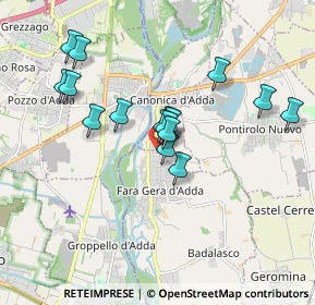 Mappa Via degli Affari, 24045 Fara Gera d'Adda BG, Italia (1.52875)