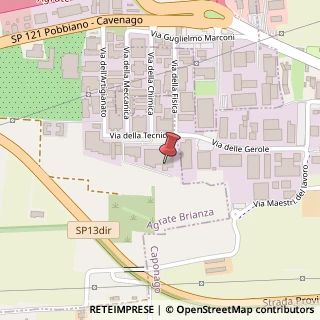 Mappa Via della Tecnica, 8B, 20864 Agrate Brianza, Monza e Brianza (Lombardia)