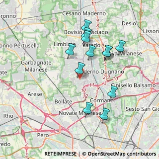 Mappa Via Filippo Corridoni, 20021 Bollate MI, Italia (3.53333)