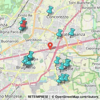 Mappa Via Talete, 20864 Agrate Brianza MB, Italia (2.467)