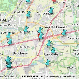 Mappa Via Talete, 20864 Agrate Brianza MB, Italia (2.96118)