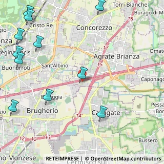 Mappa Via Talete, 20864 Agrate Brianza MB, Italia (3.15818)