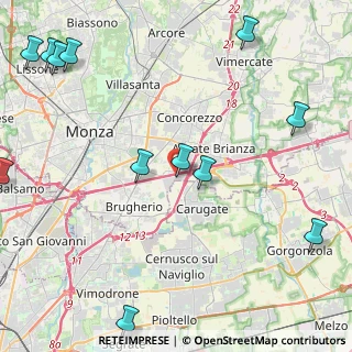 Mappa Via Talete, 20864 Agrate Brianza MB, Italia (6.09)