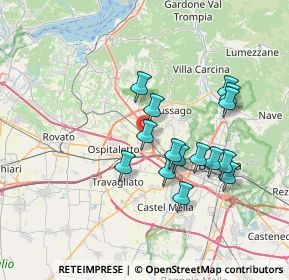 Mappa Via Pietro Trebeschi, 25045 Castegnato BS, Italia (6.39667)