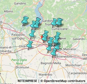 Mappa Via Pietro Trebeschi, 25045 Castegnato BS, Italia (10.4665)
