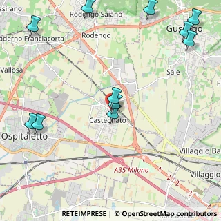 Mappa Via Pietro Trebeschi, 25045 Castegnato BS, Italia (2.79182)