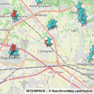 Mappa Via Pietro Trebeschi, 25045 Castegnato BS, Italia (3.236)