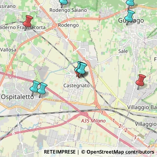 Mappa Via Pietro Trebeschi, 25045 Castegnato BS, Italia (2.63364)