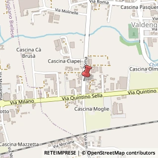 Mappa Via Roma,  13, 13855 Valdengo, Biella (Piemonte)