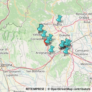 Mappa Via Dante Alighieri, 36070 Trissino VI, Italia (10.37077)