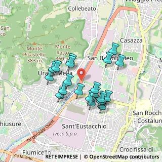 Mappa Via Monte Lungo, 25128 Brescia BS, Italia (0.741)