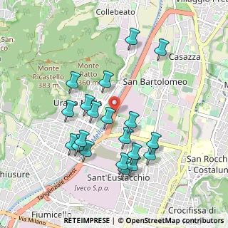 Mappa Via Monte Lungo, 25128 Brescia BS, Italia (0.925)