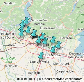 Mappa Via Monte Lungo, 25128 Brescia BS, Italia (10.13647)