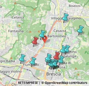 Mappa Via Monte Lungo, 25128 Brescia BS, Italia (2.10882)