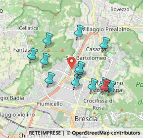 Mappa Via Monte Lungo, 25128 Brescia BS, Italia (1.65769)