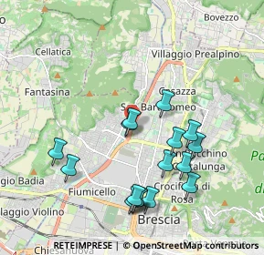 Mappa Via Monte Lungo, 25128 Brescia BS, Italia (1.94625)