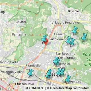 Mappa Via Monte Lungo, 25128 Brescia BS, Italia (2.75231)