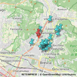 Mappa Via Monte Lungo, 25128 Brescia BS, Italia (1.39118)