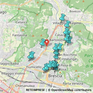 Mappa Via Monte Lungo, 25128 Brescia BS, Italia (1.9065)
