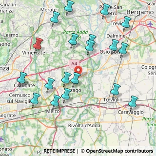 Mappa SP ex Strada Statale 525 del Brembo, 20060 Pozzo d'Adda MI, Italia (9.6485)