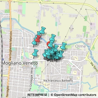 Mappa Via Augusto Vanzo, 31021 Mogliano Veneto TV, Italia (0.26552)