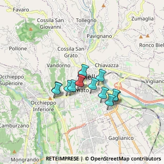 Mappa Piazza croce rossa, 13900 Biella BI, Italia (1.20385)