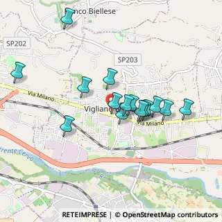 Mappa Via Camotto M., 13856 Vigliano Biellese BI, Italia (0.78933)