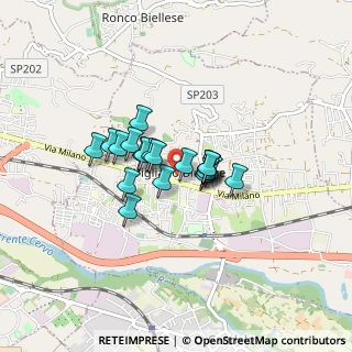 Mappa Via Camotto M., 13856 Vigliano Biellese BI, Italia (0.5245)