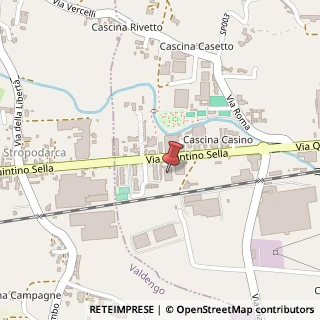 Mappa Via Quintino Sella, 31/A, 13852 Cerreto Castello, Biella (Piemonte)