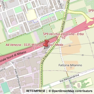 Mappa Via Erba, 90, 20037 Paderno Dugnano, Milano (Lombardia)