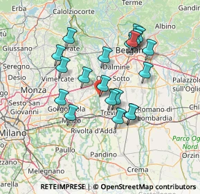 Mappa Via del Commercio, 24045 Fara Gera D'Adda BG, Italia (12.756)