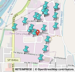 Mappa Via del Commercio, 24045 Fara Gera D'Adda BG, Italia (0.2395)