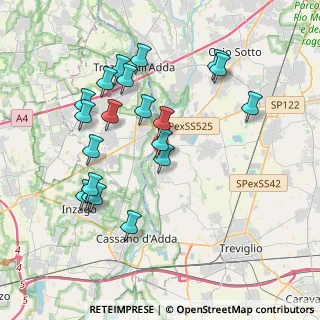 Mappa Via Primo Maggio, 24045 Fara Gera d'Adda BG, Italia (3.8715)