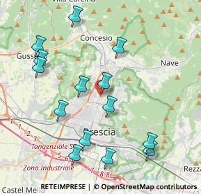 Mappa Via Milziade Tirandi, 25128 Brescia BS, Italia (4.31286)