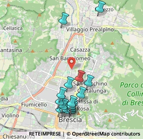 Mappa Via Milziade Tirandi, 25128 Brescia BS, Italia (2.20063)