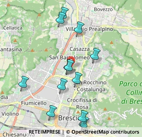 Mappa Via Milziade Tirandi, 25128 Brescia BS, Italia (2.01)