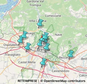 Mappa Via Milziade Tirandi, 25128 Brescia BS, Italia (5.24091)