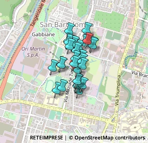 Mappa Via Milziade Tirandi, 25128 Brescia BS, Italia (0.25)