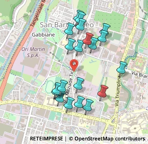 Mappa Via Milziade Tirandi, 25128 Brescia BS, Italia (0.4485)